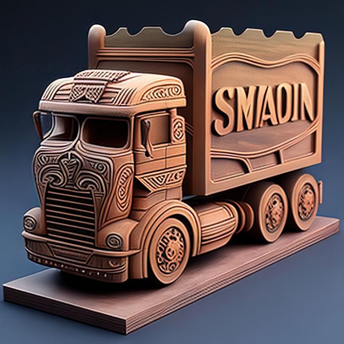 نموذج ثلاثي الأبعاد لآلة CNC ألعاب st Scania Truck Driving Simulator لعبة اللعبة